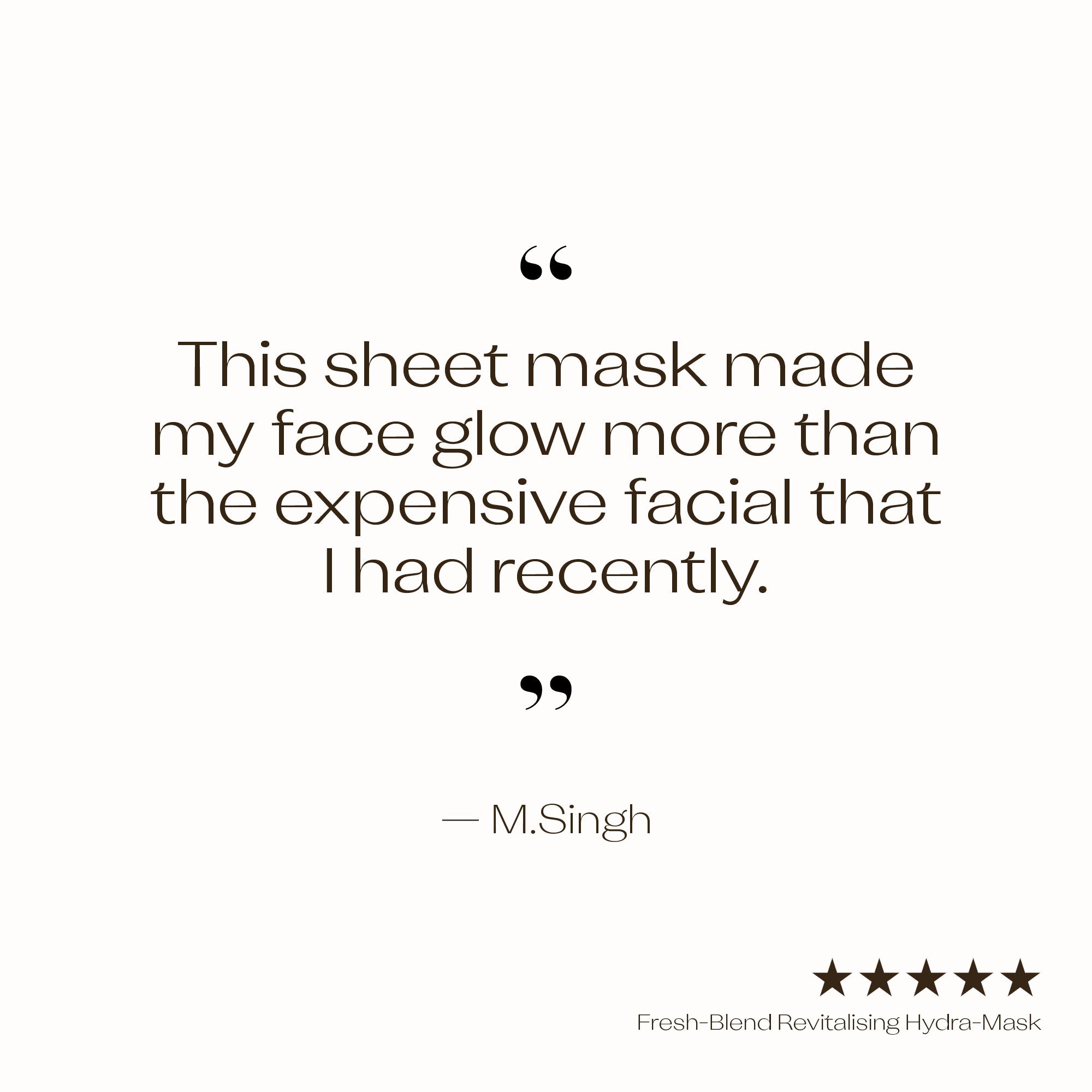 Fresh-Blend Revitalising Hydra-Mask